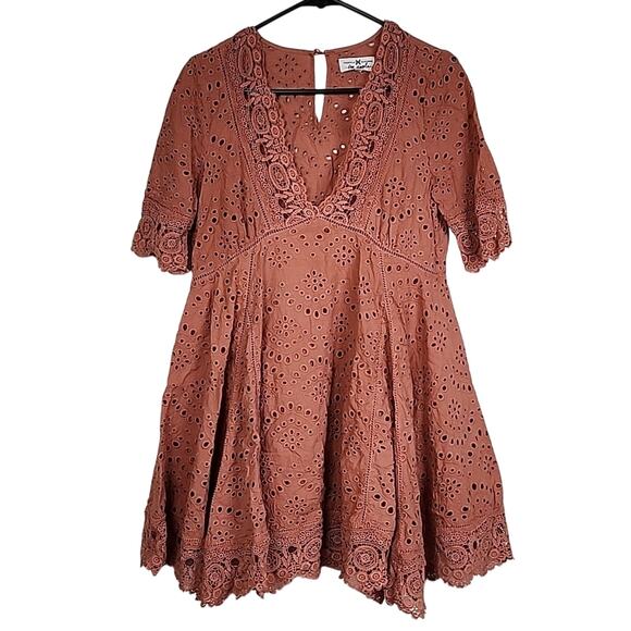 Free People Nightcap Eyelet Dress - Picture 1 of 7